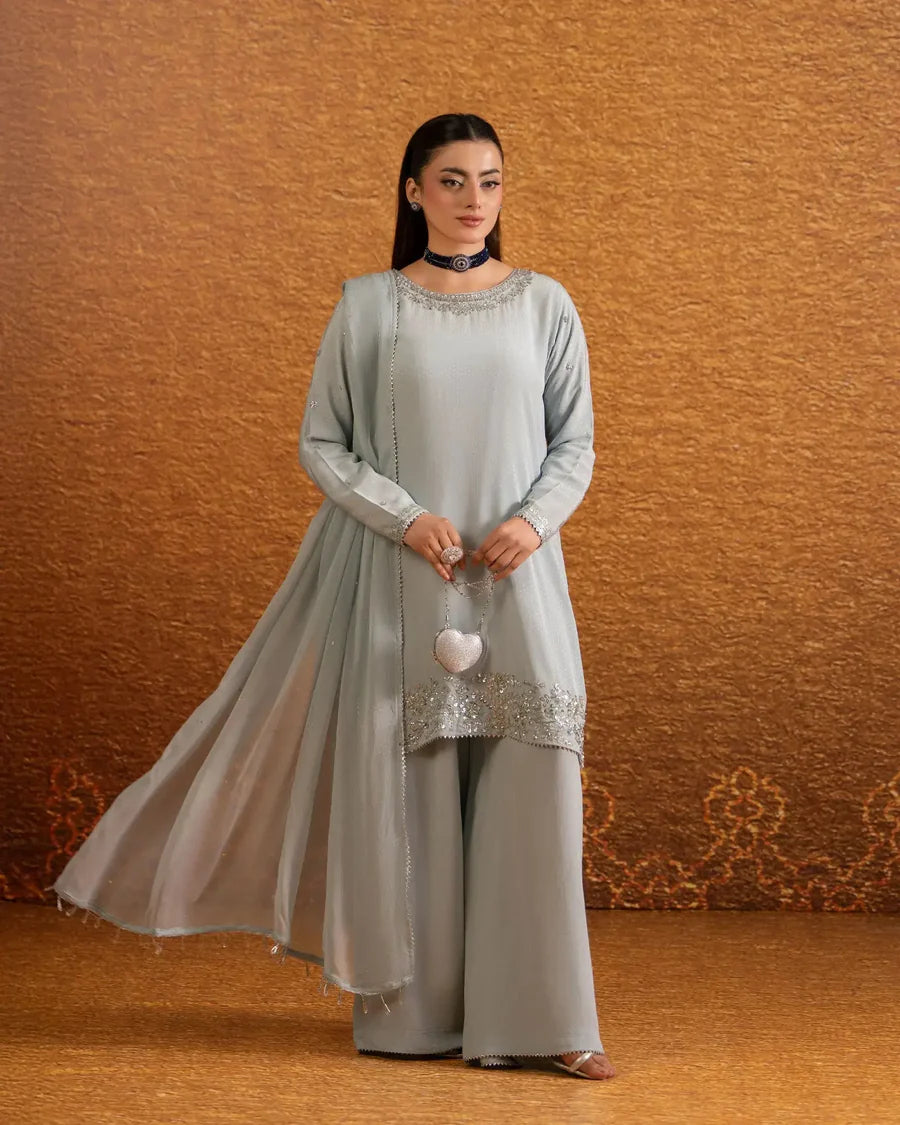 Pure Silk outfits In 3 Colours Hand Work