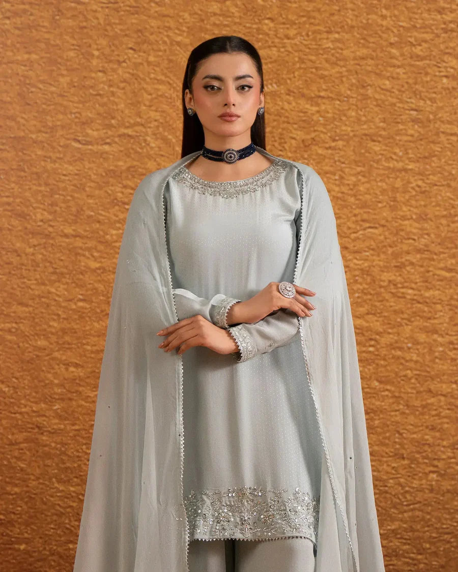 Pure Silk outfits In 3 Colours Hand Work