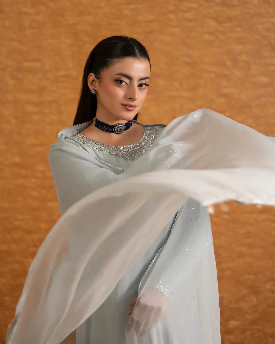 Pure Silk outfits In 3 Colours Hand Work