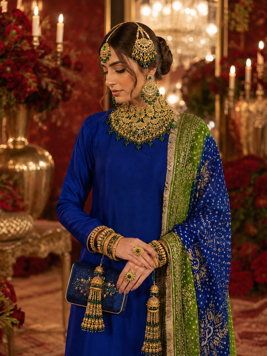✨ Luxury Handcrafted Royal Blue Formal Suit In 3-Pieces ✨