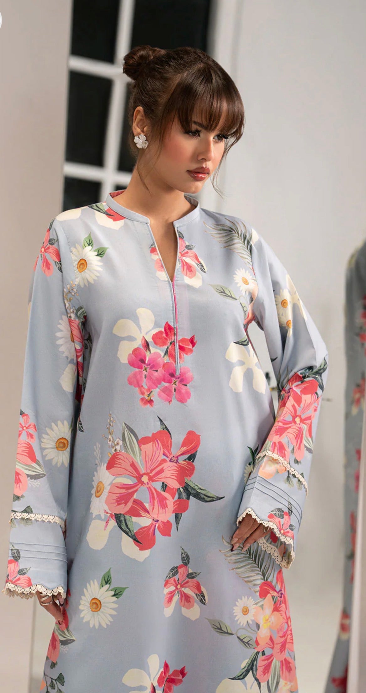 2-Piece Lawn Outfit In Floral Print